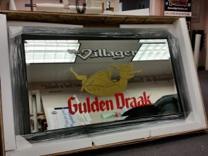 Vinyl Lettering on Mirror New York