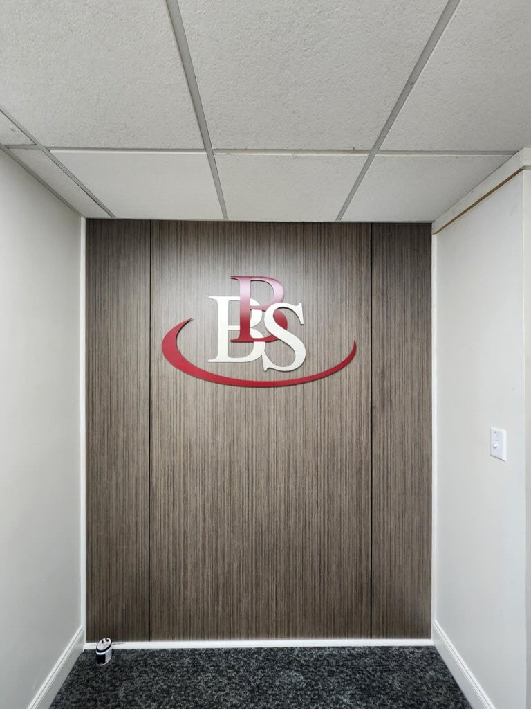 Aluminum Dimensional Sign