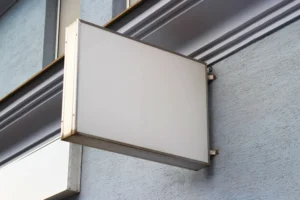 store sign